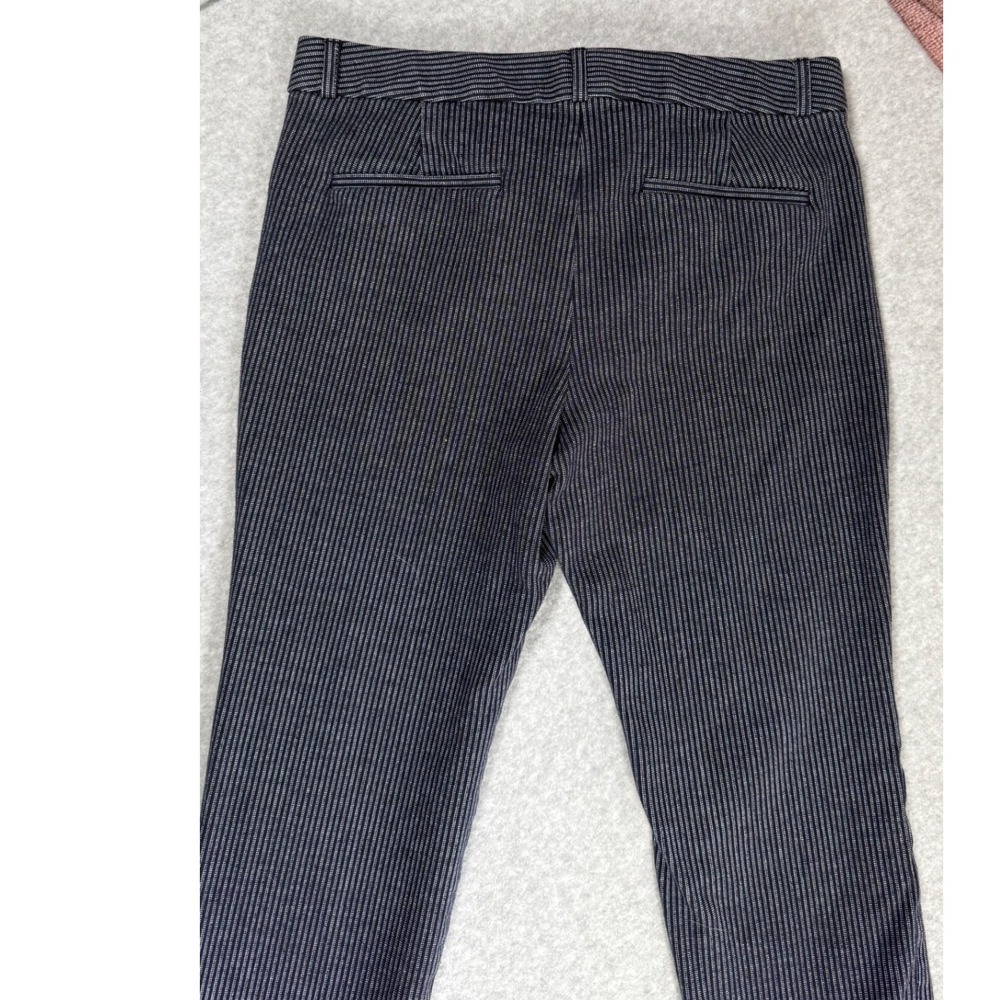 Banana Republic Sloan Petite Striped Ankle Pants Career Casual S8 - Picture 4 of 13